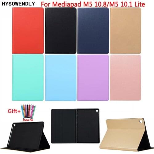 For Huawei Mediapad M5 10.8 Case CMR-AL09 W09 Magnetic Smart Sleep Stand Flip Leather Cover For Mediapad M5 10.1Lite Inch Fundas