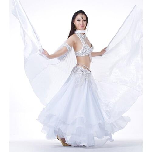 Belly Dance Wings Stage Performance Props Egypt Isis Indian Dance Women Belly Dance Artificial Silk Wings No Sticks