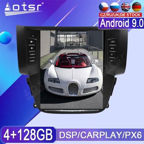 For Nissan Sylphy Android Radio tape recorder 2012-2017 Car Multimedia Player Stereo PX6 head unit Tesla Navi No 2din Autoradio