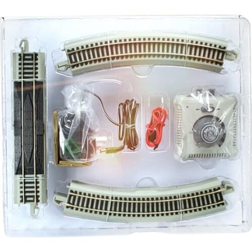 Simulation metal nickel alloy nickel alloy plate track set train track model