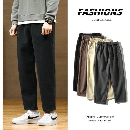 Moringcute Men's Wool Trousers