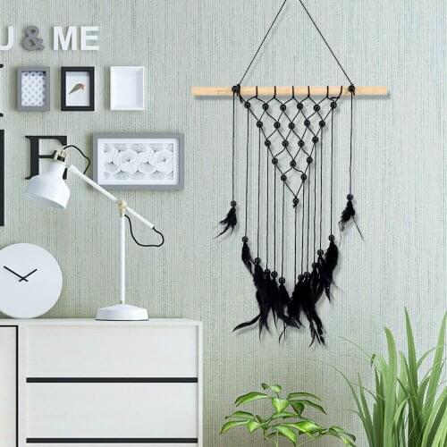 Wall Tapestry Feather Tassel New Fashion Living Room Background Home Decor Hand-woven Boho Nordic Style Chic Creative Ornaments