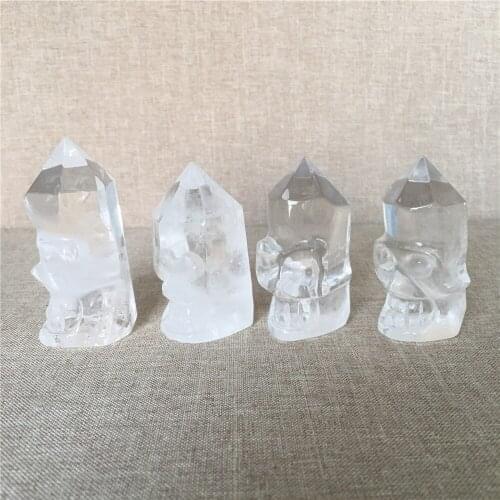 Natural quartz crystal skull for love sale Stones and crystals home decoration decorative crystal