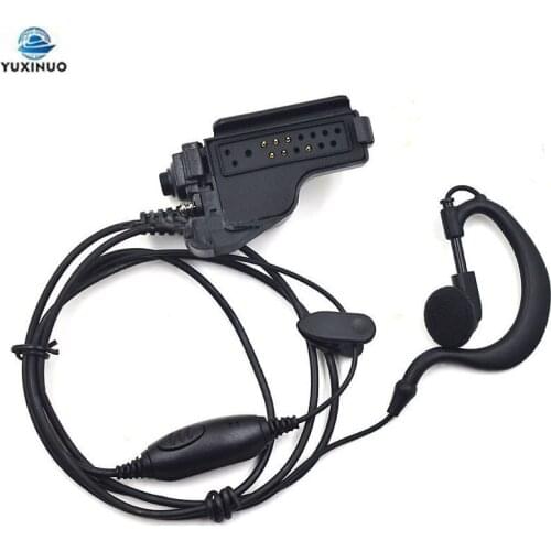 Earpiece Headset PTT Mic Earhook Microphone Headphone for Motorola HT1000 GP900 XTS2500 XTS3000 XTS3500 XTS5000 Walkie Talkie