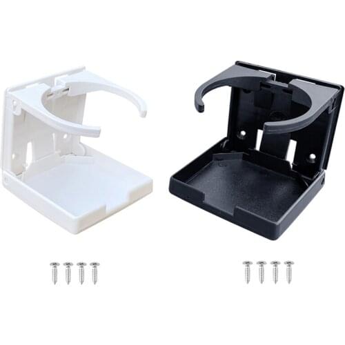 New ABS Plastic Adjustable Folding Cup Drink Can Bottle Holder Stand Mount for Car Auto Boat Truck RV Van Fishing Box