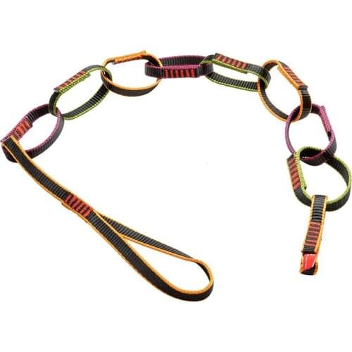 P316 New outdoor mountaineering equipment rock climbing downhill flat belt ring equipment ring chrysanthemum rope ring ring