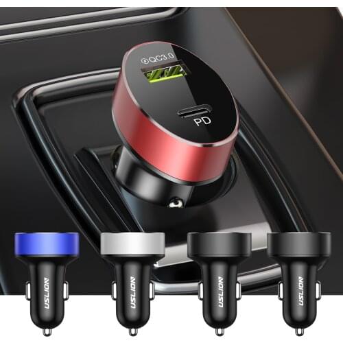 The new PD + 36 w QC3.0 car charger vehicle-mounted mobile charging qc3 0 charger
