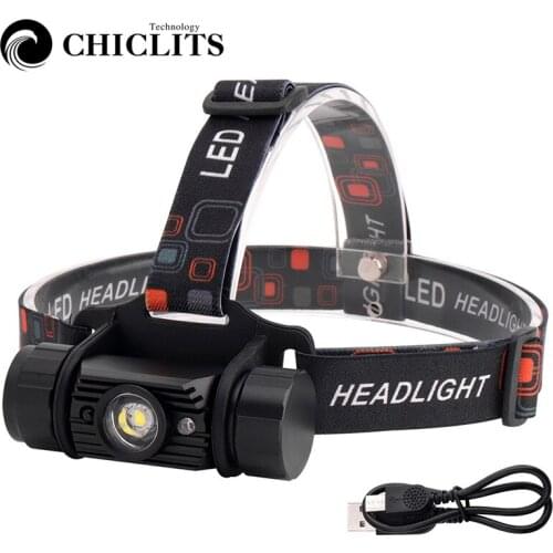 Rechargeable Headlamp LED motion Sensor Headlight USB Flashlight Waterproof Camping Hunting Head Torch Light Emergency Lamp