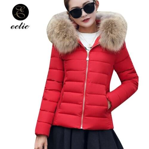 Silver Down Jacket Ropa Mujer Invierno 2021 Kawaii Coat Pink Jacket Fur Collar Winter Korean Fashion Clothing Slim Jacket