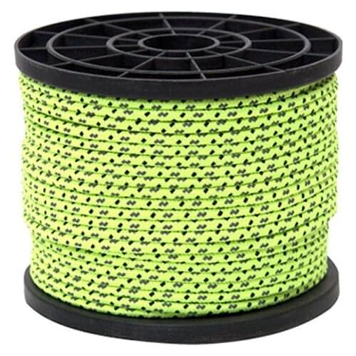Reflective Tent Rope 2.5mm Multifunction Outdoor Camping Rope Parachute Cord Lanyard Tent Multifunction Corda 50M