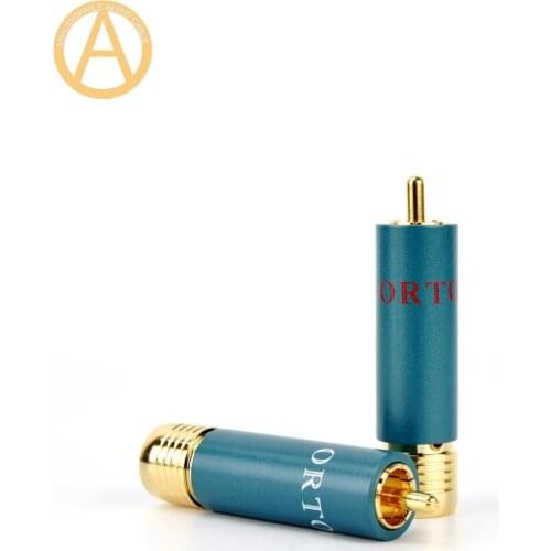 High Quality ORTOFON RCA Plug Connector Self-Locking For HIFI ORTOFON 8NX OFC Audio RCA Cable 11mm Diameter