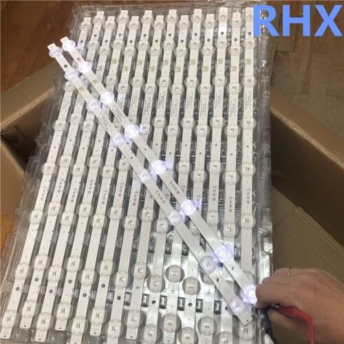 10PCS 8LEDs 600mm LED backlight strip for LG 32LJ510U SSC_32LJ61_HD S SSC_32LJ61_HD_8LED_REV03_170224 100%NEW