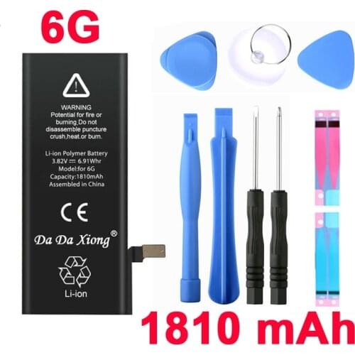 100% original Brand Real Capacity 1810mAh Genuine Li-ion Mobile Phone Accessory Replacement Battery Pack for iPhone 6 6G