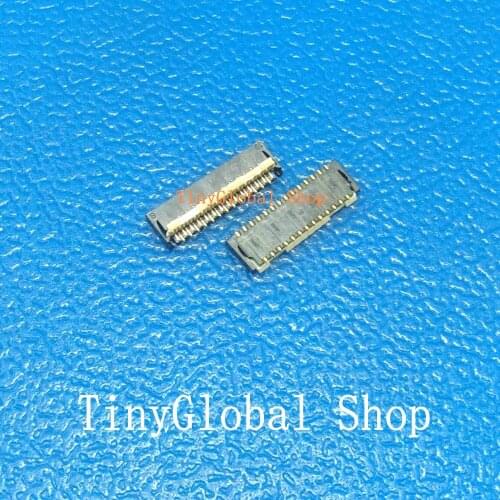 2pcs/lot New LCD display FPC Connector Port Plug on mainboard for ASUS zenfone 2 ZE500KL Z00ED zenfone2 ZF2 / 27 pin