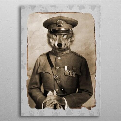 5D DIY Diamond Painting Full Square Diamond Embroidery Officer Wolf Diamond Mosaic Cross Stitch Home Decor Arts Wall Sticker