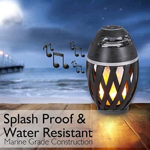 YOUXIU Bluetooth Speaker Outdoor Portable Stereo Speaker with HD Audio and Deep Bass Night Light Table