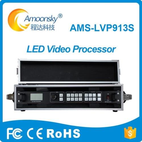 Flight case include LED screen switcher LVP913S similar to vdwall lvp605S p3.9 outdoor led wall display VGA controller