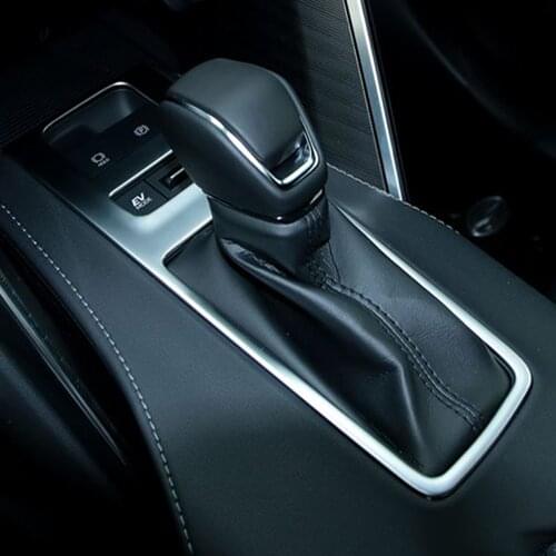 For Toyota Harrier Venza 2020 2021 ABS Matte Black Interior Accessories Center Console Gear Shift Panel Cover Trim Car Sticker