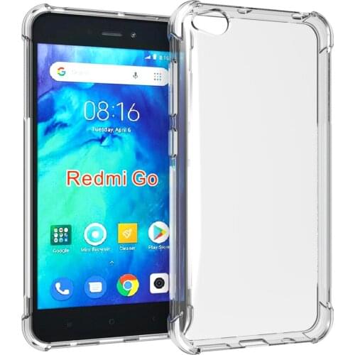Crystal Clear Anti-slip Anti-Scratch Shockproof Durable Flexible TPU soft Case Cover for xiaomi Redmi Go