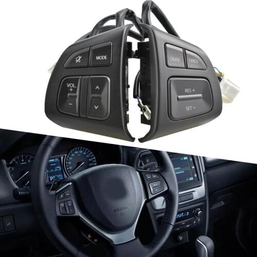 Original Multifunction Steering Wheel Switch Button Audio Volume Cruise Speed Control Switch Button For Suzuki Swift SX4 S-CROSS