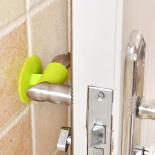 Door Knob Silencer Crash Pad Wall Protectors Silicone Door Stopper Anti Collision Rubber Stopper Wall Mute Crash Pad Silencer