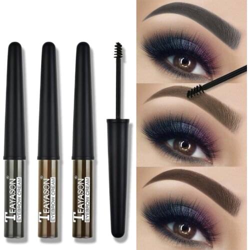 Waterproof Brow Dye Gel Eyebrow Tint Enhancer Shaping Filler Mascara Cream