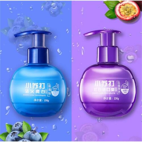 Y220g Magical Baking Soda Toothpaste Teeth Whitening Cleaning Hygiene Oral Care Passion Fruit Dental Soda Toothpaste Dropship