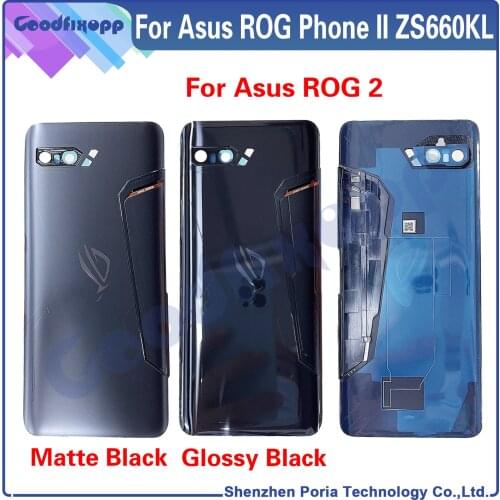 For Asus ROG Phone II ZS660KL ROG2 Back Battery Cover Door Housing Case For Asus ROG 2 I001D I001DC I001DE I001DA Rear Cover
