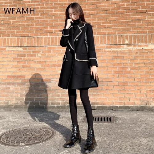 Womens Jacket 2020 New Lapel Long Sleeve Striped Jacket and Jacket Ladies Spring Casual Elegant Black Plus Size Jacket Ladies