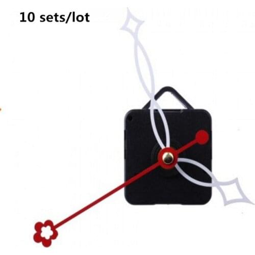 10sets 18mm Clock Mechanism DIY Kit Mechanism For Clock Parts Wall Clock Quartz Hand Quartz Clock Movement Home Decoration