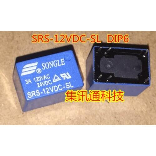 100% New&original SRS-12VDC-SL 4100 12V 6