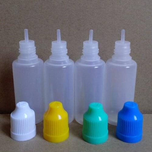 2500pcs Empty PE Plastic Needle Bottle 15ml Liquid Dropper Bottles with Childproof Cap for E Liquid Soft PE Bottle