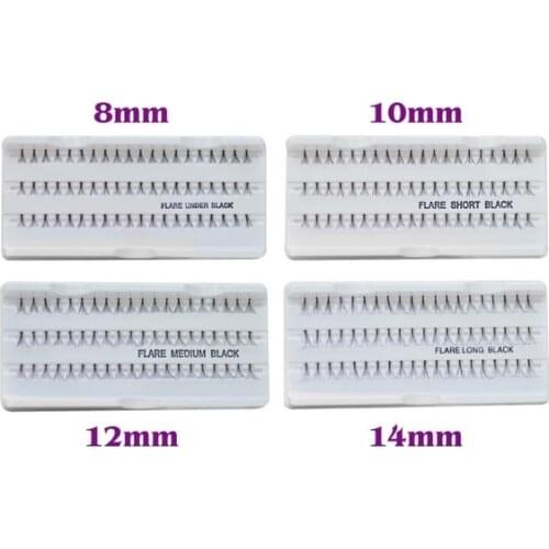 4 Box Eyelashes (8/10/12/14mm) 60 Engraft single handmade false eyelashes natural nude makeup false eyelashes False Eyelashes