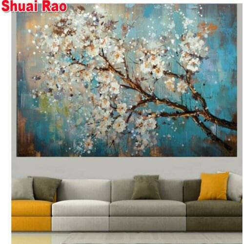 Diamand painting new Flowers Tree 5d diy mosaic diamond embroidery icon butterflies full square/round diamond art wall art