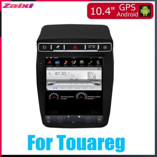TBBCTEE 10.4" Tesla Type Android For Volkswagen VW Touareg 2016~2019 Car Android DVD Player Navigation GPS Radio Multimedia