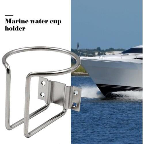 Car Cup Holder Stainless Steel Water Drink Beverage Bottle Stand Holder For Marine Boat Yacht Truck RV