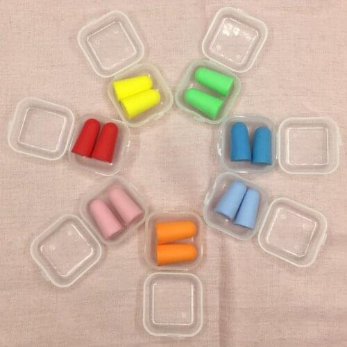 10Pairs Foam Soft Ear Plugs Noise sleep Reduction Noise Earplugs Swimming Protective earmuffs For Travel Sleeping Health