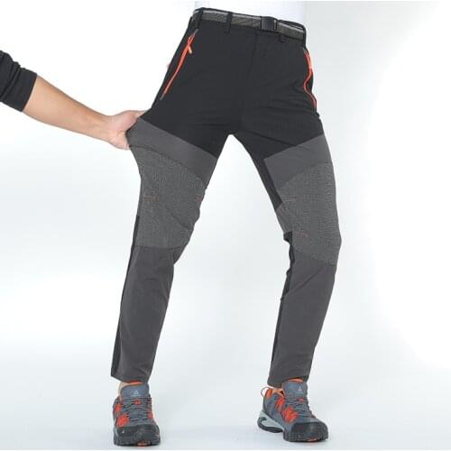 Four-Sided Stretch Pants Men Women Summer Outdoor Lightweight Quick-Drying Breathable Couple Hiking Camping Fishing Trousers