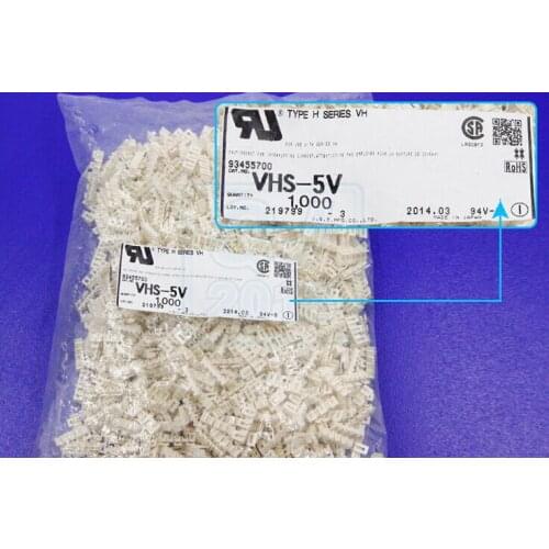 VHS-5V Connectors terminals housings 100% new and original parts