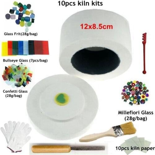 Hot Sale Professional Microwave Kiln Kit 10 Piece Set For Fusing Glass