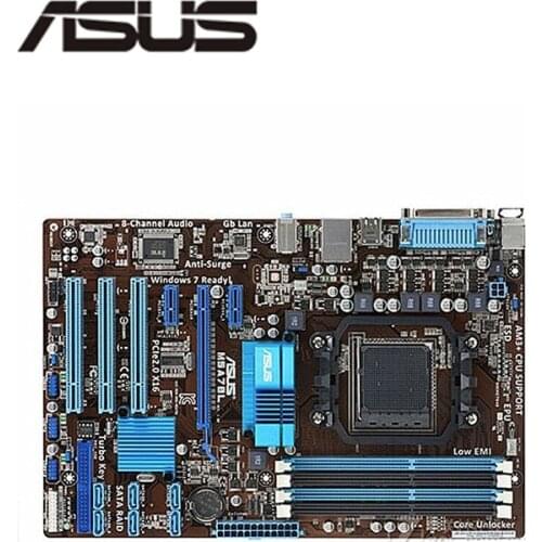 For ASUS M5A78L Motherboard Socket AM3+ DDR3 For AMD 760G M5A97 970M FX Original Desktop Mainboard M5A78 Used Mainboard