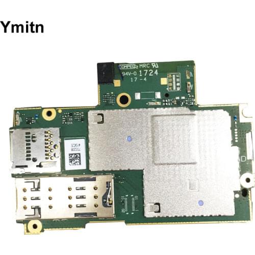 New Unlocked Ymitn Electronic Panel Mainboard For Sony Xperia XA1 Ultra G3221 G3212 G3223 G3226 Motherboard Circuits Flex Cable