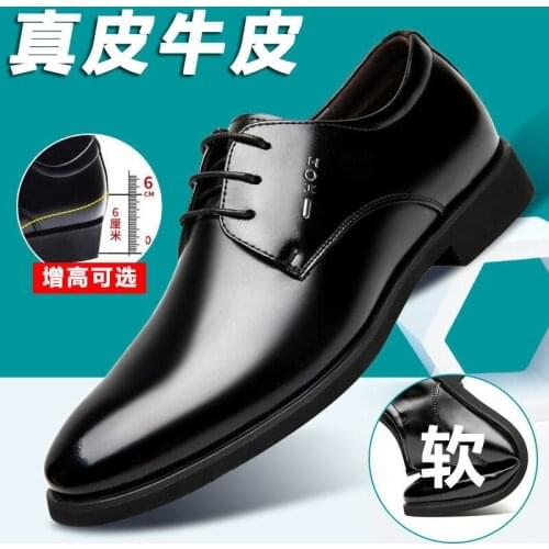 Leather Mens Leather Dress Shoes Lace Autumn Original Chaussure Homme Zapatos De Hombre