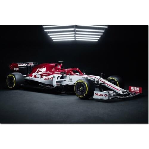 Wall Picture 2020 Formula1 Alfa Romeo C39 Racing Car Canvas Painting Posters and Prints Wall Art Modern Home Decoration