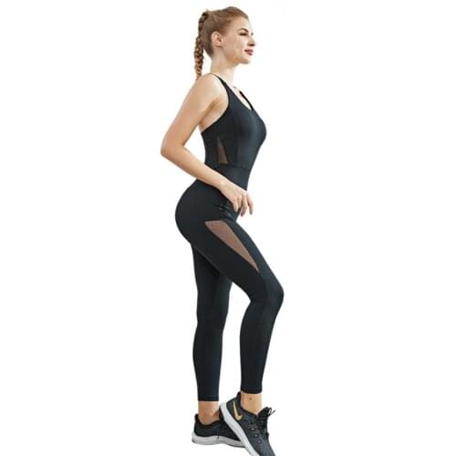 New sexy beauty jumpsuits fast dry breathable fitness suit ladies hip suit sold hot in Europe and America women s m l xl