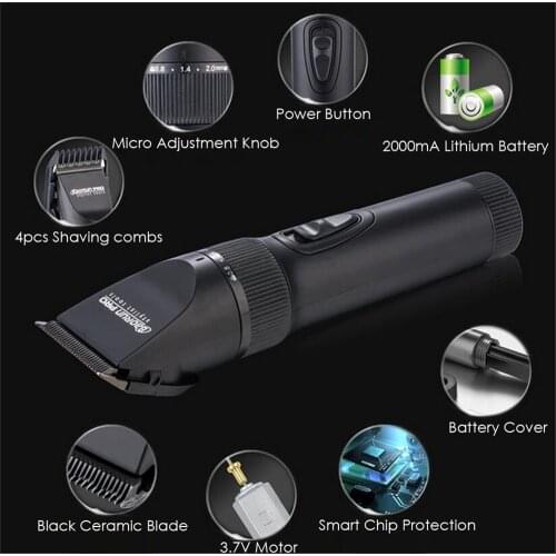 110-240V Professional Electric Hair Clipper for Men Baby Rechargeable Beard Trimmer Cutter Hair Cutting Machine Ceramic Blade