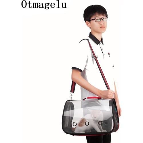 Transparent Pet Dog Carriers Bag Foldable Puppy Cat Carrying Travel Bag Small Dog Shoulder Bag Dog Cage House Pet Accessories