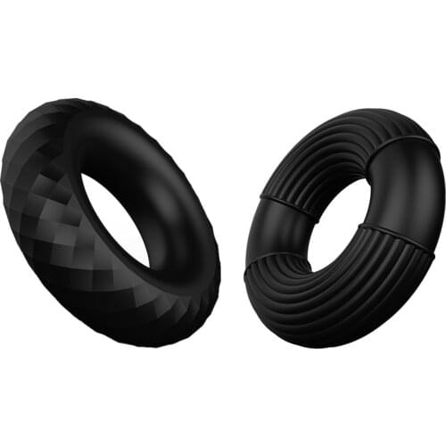 Silicone Penis Ring Male Delay Ejaculation Cock Ring Ball Stretcher Penis Trainer BDSM Sex Toy For Men Sex Shop L1378