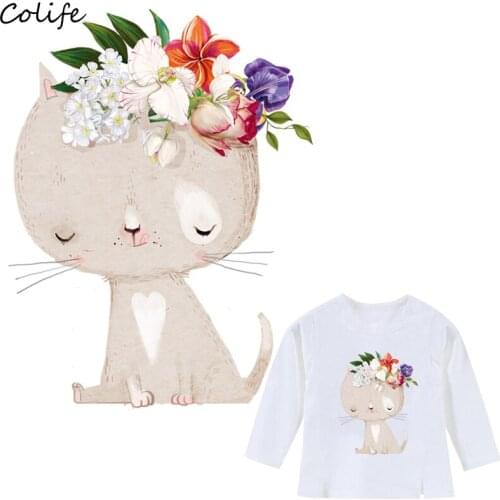 Cute Boho Animal Patch A-Level Washable Easy Print By Household Irons T-Shirt Diy Decoration Iron Patches For Clothing 24x18Cm