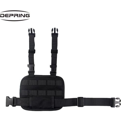 Tactical Hunting MOLLE Drop Leg Thigh Platform Rig with Adjustable Belt & Thigh Straps